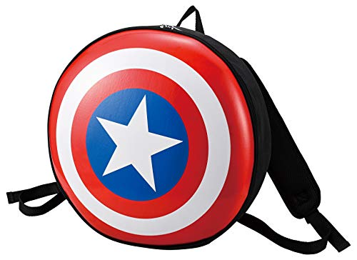 丸眞 リュックサック Marvel マーベル キャプテンアメリカ シールド スタイリッシュラウンド 2505028100 φ40×d15cm