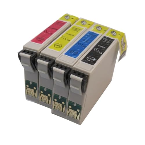 Cartouche d'encre compatible Epson T0711 T0712 T0713 T0714 Stylus DX4000