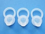 3 White Large (L) Earbuds Eartips Set Compatible with Motorola Boom 2+ Boom 2 Boom HX600 Elite Flip HZ720 H17 H17txt H19 H19txt HX550 H525 H520 Wireless Headsets
