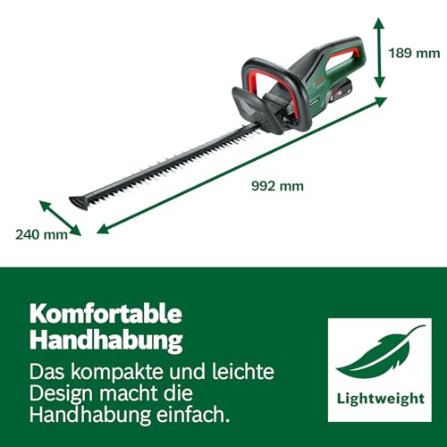 Bosch Akku-Heckenschere UniversalHedgeCut 18V-50 (1 Akku 2,5 Ah, 18-Volt-System, Messerlänge 50 cm, im Karton) 6