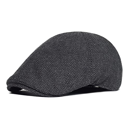 Casquette de journal à chevrons pour vos balades d'automne en ville