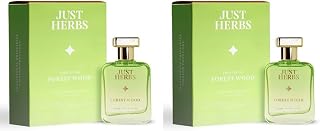 Just Herbs Energising Forest Wood Eau Da Parfum for Unisex 50 ml Long Lasting Body Spray Unisex Perfume (Pack of 2)