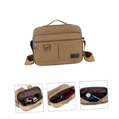 Bolso bandolera de lona resistente SOIMISS con correa regulable y cómoda 4