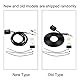 Keenso Motorrad LED Ganganzeige Kit, Motorrad ECU Plug Mount 6 Gang Digital Ganganzeige LED Anzeige Schaltlicht Ersatz für CB400F CB500X CB650F