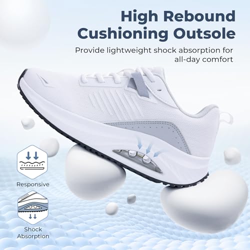Image of Womens Arch Support Walking Shoes Plantar Fasciitis Orthotic Sneakers for Foot Pain Relief US Size 6-11
