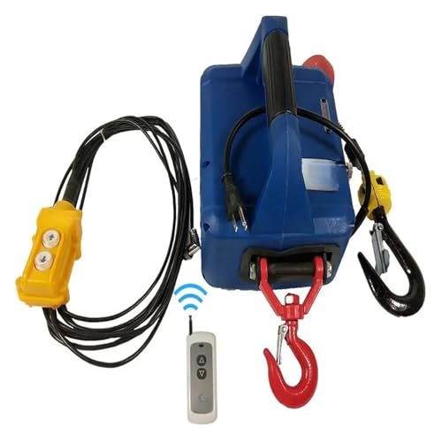 Cabrestante eléctrico portátil 450kg con control 3 en 1 miniatura 4