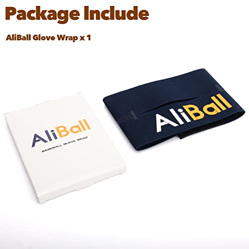 Aliball Glove Wrap, Softball And Baseball Glove Strap, Replace Of Using Steam, Hot Water Break-In, Quickly Keep The Pocket Formed, Easy Quick To Put On And Take Off, Fit All Gloves (Navy Blue) #TOP6