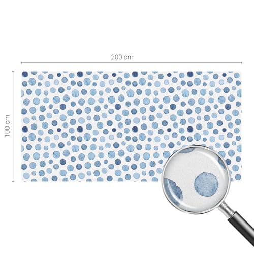 Film vitrail 200x100 cm points aquarelle pour décoration de vitre