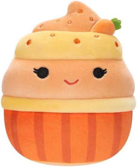 Squishmallows 5 inch Keisha the Cupcake Officially Licensed Kellytoy Plush Toy Colorful Soft Gift for Kids Girls & Boys Washable Squishy Stuff Toy Multicolor All Age