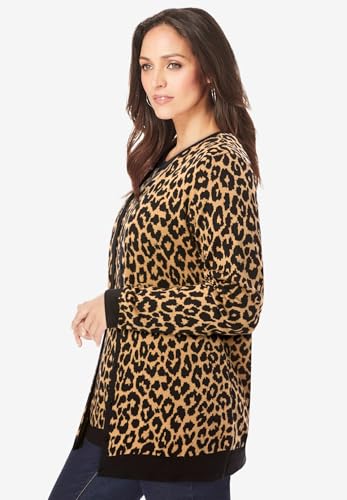Jessica London Women's Plus Size Fine Gauge Cardigan3