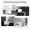 MOES Fingerbot Plus Smart Button Pusher No Wiring Switch, Upgrade with Touch Control, Work with Smart Life App, Add MOES Tuya Bluetooth Hub Make it Compatible with Alexa,Google Home and Timer Control