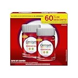 Centrum Essencial Multivitamínico Diário, com Complexo B, Vitamina D, e Magnesio, 2 Frascos com 30 Comprimidos cada