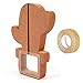 Kaktus skarbonka z płyty MDF 25 x 18 x 3 cm + złota taśma brokatowa 5 m