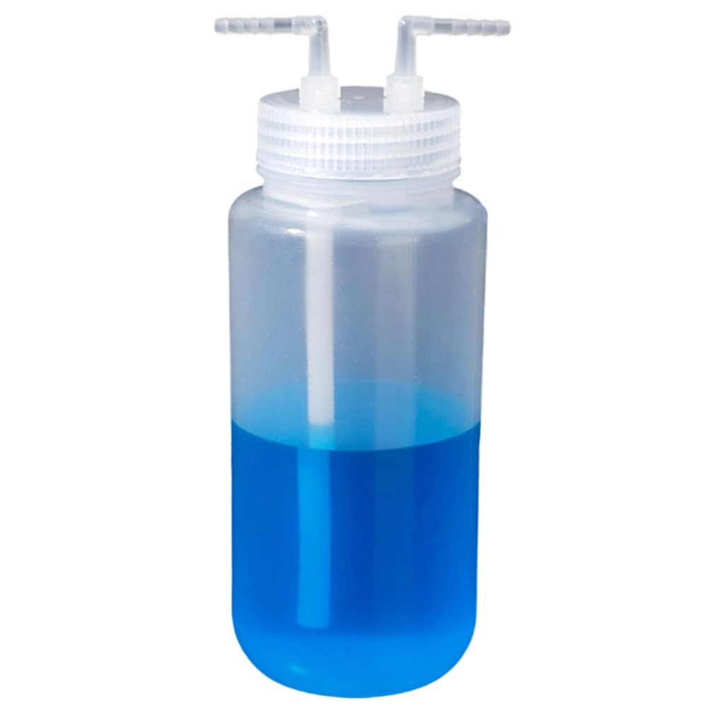 Jnchdghwa Unbreakable 500ml Polyethylene Chemical Wash Bottle, Translucent,for Laboratory Use