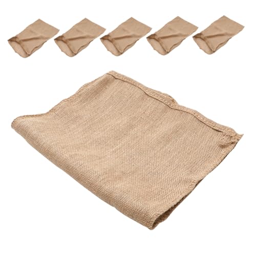 LIOOBO Eco-conscious Reusable Burlap Pouches 6 Pack Large Sack Race Bags for Boys and Girls for Outdoor Storage Flood Control -  12RVXI014OLIE23C7Q