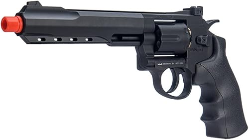Miniatura 3 de Goldenball - Revólver WellFire de 12.2" CO2 Swing Out Airsoft (Color Negro)