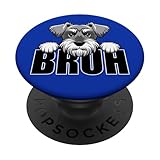 mini schnauzer bruh schnauzer divertente in miniatura per amanti dei cani bambini popsockets popgrip adesivo