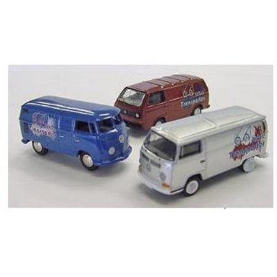 VW ★ フォルクスワーゲン コンビ ★ VOLKSWAGEN ★ 3台 セット Amazon | Premium ClasiXXs 1/87 66th VW トランスポーター3台