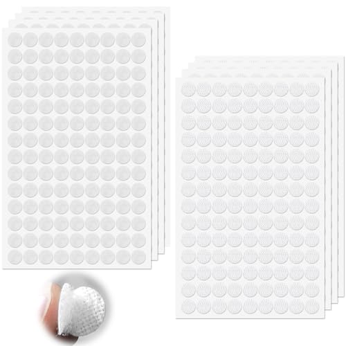 Wosyoodo Klettpunkte Selbstklebend 10mm 1008 Stück Klett Klebepunkte Klettverschluss Selbstklebend Klettklebepunkte Stark Klebend Klettband für DIY Papier Kunststoff