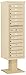 Salsbury Industries 3415S-13SAN 4C Pedestal Mailbox, Sandstone