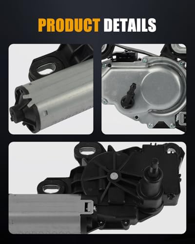 Image of ROADFAR Rear Windshield Wiper Motor Replacement for Mercedes-Benz for Vito Bus 126 2010-2014,for Mercedes-Benz for Vito Bus 2003-2007 6398201008,A6398201008 Wiper Motor 3 Pins