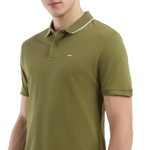 Image of Levi's Men's Pure Cotton Slim Fit Polo T-Shirt