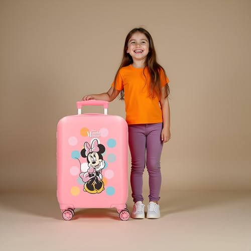 Miniatura 2 de Joumma Disney Minnie Coquette Maleta De Cabina Rosa 33x50x20 Cms Rígida Abs Cierre De Combinación Lateral 28,4l 2 Kgs 4 Ruedas Dobles Equipaje Mano