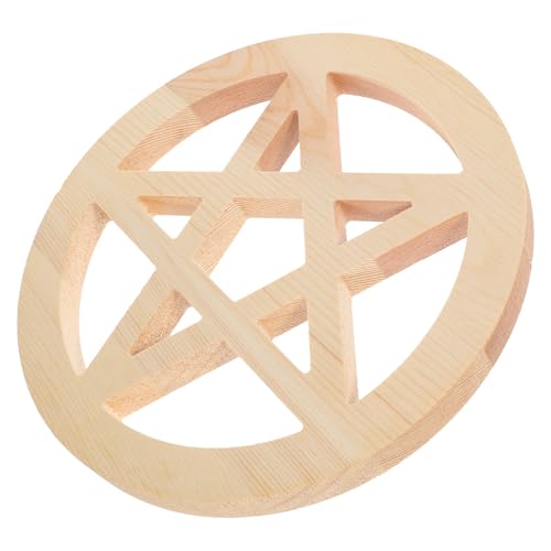 Accesorio Creativo Único de Madera Pentáculo para Altar 2