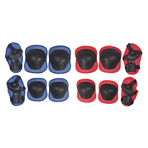 12Pcs Kids Cotovelo Joelho Pulso Guarda Protetora Almofadas De Segurança Artes De Skate