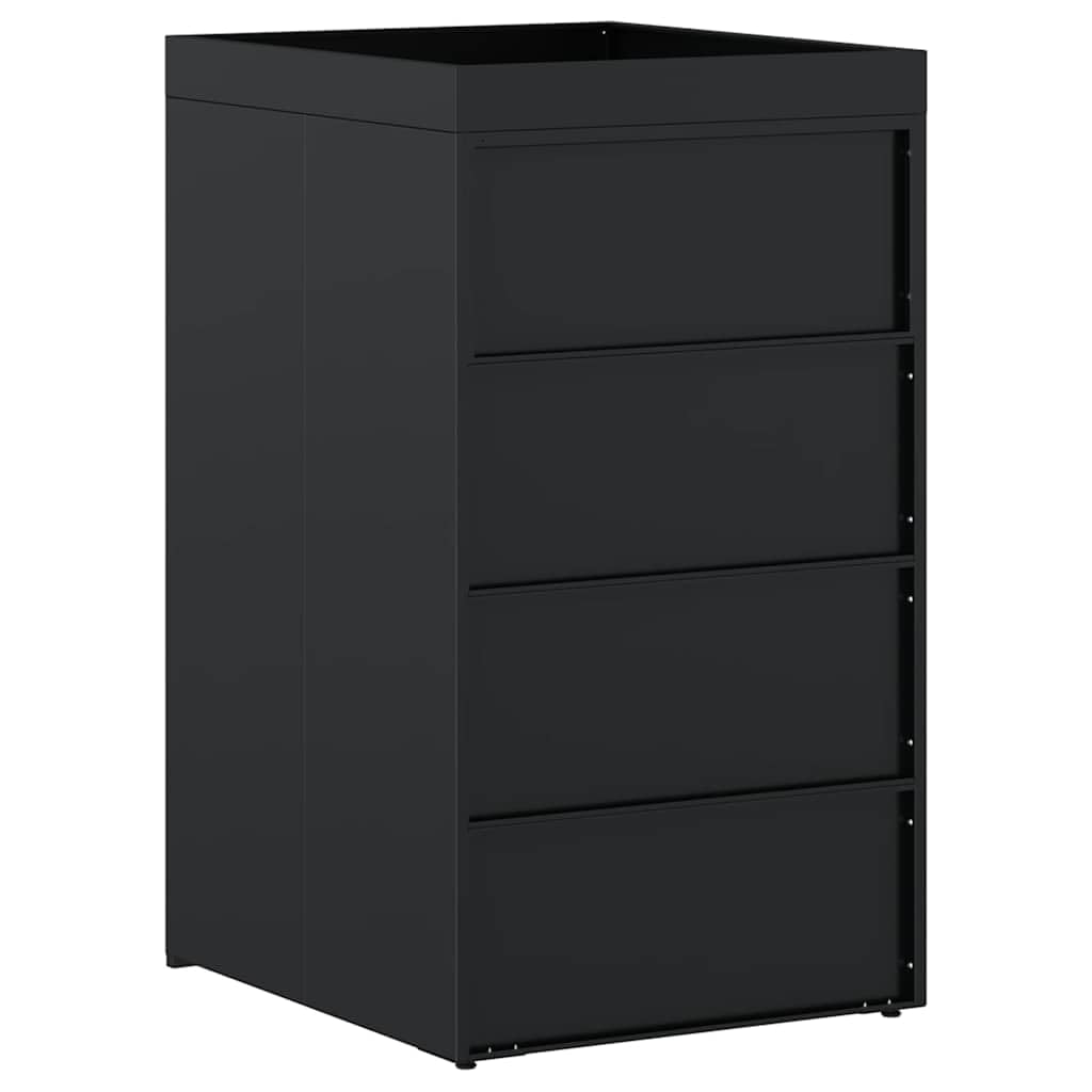 Almacenamiento para Contenedor Rueda con Techo para Plantas para Contenedor de 240L,Accesorios para contenedores de residuos,Soportes para contenedores de residuos,28.2kg-42018675