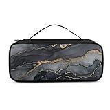 Luarisgur Stethoscope Case Lightweight Stethescope Case Stethoscope Accessories Large Stethoscope Carrying Storage Bag Cover Organizer Black Marble Pattern