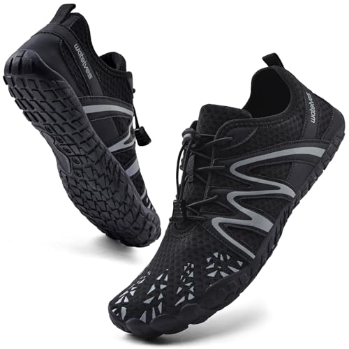 Image of Water Shoes for Men Barefoot Quick-Dry Aqua Sock Outdoor Athletic Sport Shoes for Kayaking, Boating, Hiking, Surfing, Walking