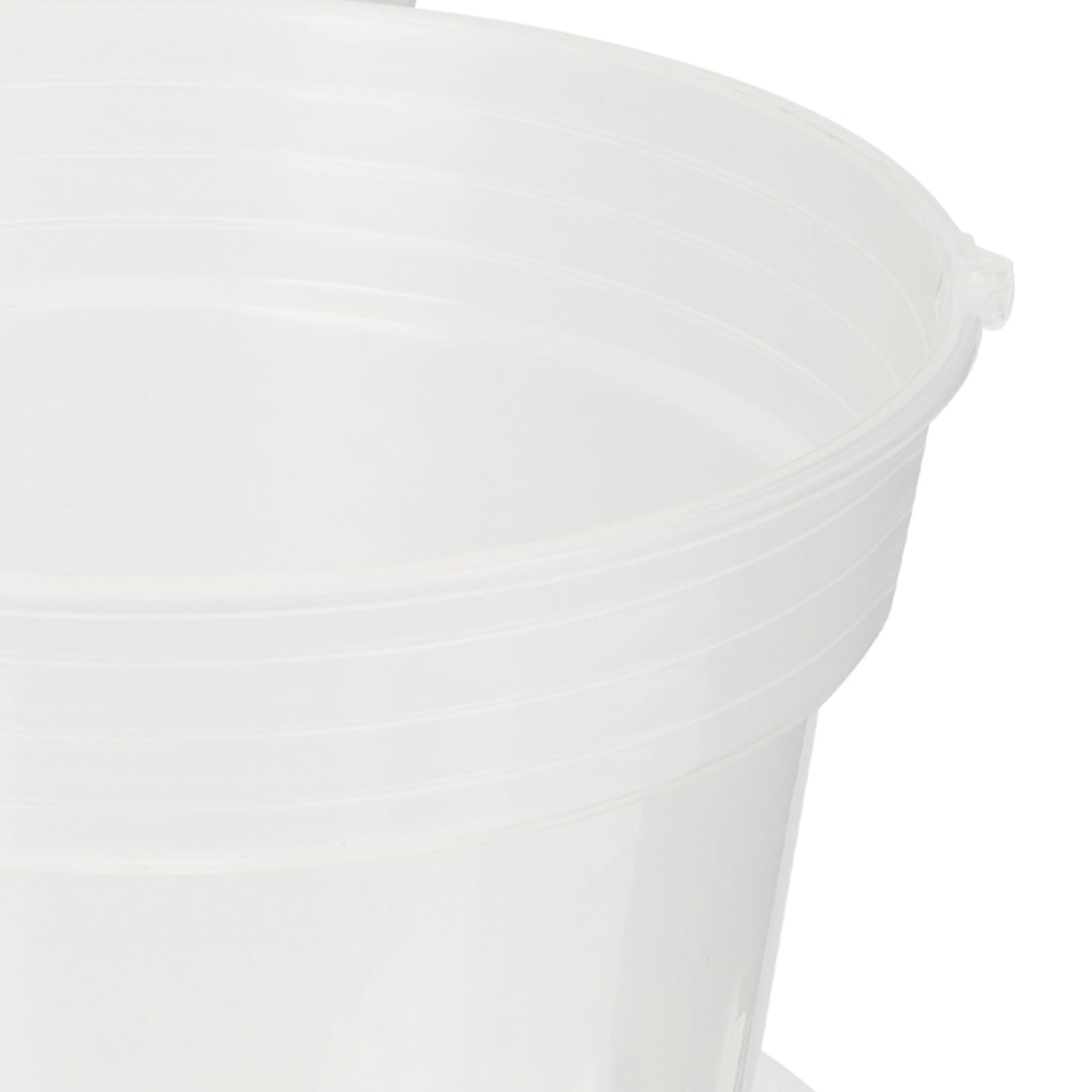 Luxshiny 4 set di vasi trasparenti per orchidee, fioriere in plastica