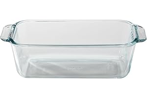Pyrex Basics Glass Loaf Pan for Baking Bread