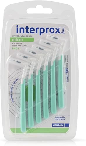 Interprox Plus - Lot de 12 x 6 brossettes interdentaires Vert