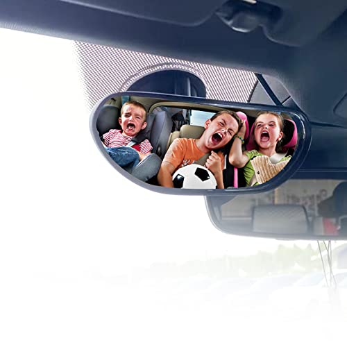 Image of Car Interior Rearview Baby Mirror, Universal Wide Angle Convex Mirrors (C)