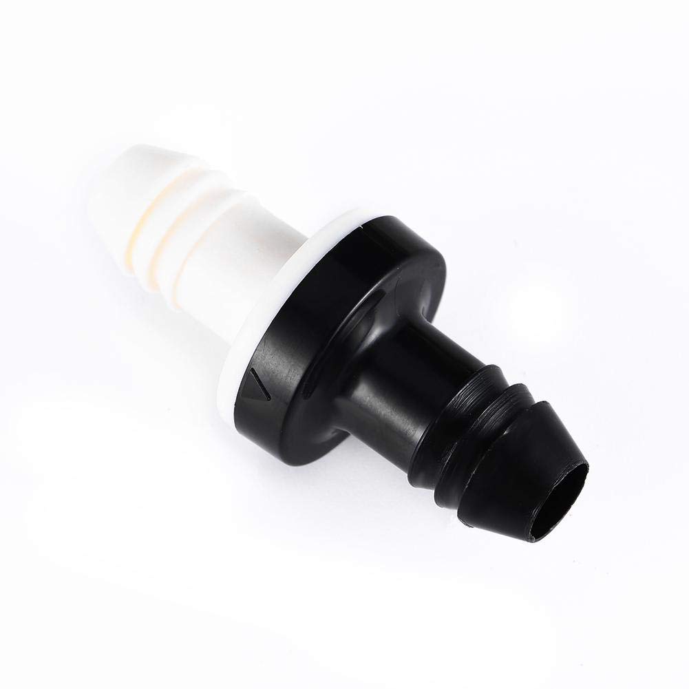 2 PCS ABS Material Rubber Inline Check Valve Liquid Air One-Way Hose Valve Non Return 3/8 Inch 10mm Brake Vacuum for Combustible Gas Air Liquid (1)