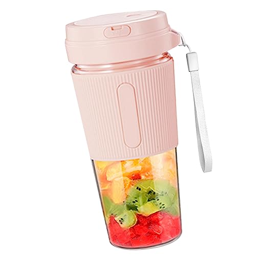 Liquidificador Portátil Usb, Espremedor De 2 Lâminas 300ml, Recarregável, Multifuncional, Copo Espre