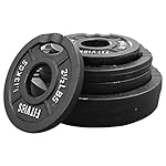 Signature Fitness Olympic 2-Inch Cast Iron Plate Weight Plate for Strength Training and Weightlifting, Multiple Sizes - Image 2