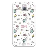 Personalaizer Custodia in silicone flessibile trasparente per Samsung Galaxy J3 - J3 2016 con motivo Hello Kitty e stickers - Stile Kawaii - Cover TPU