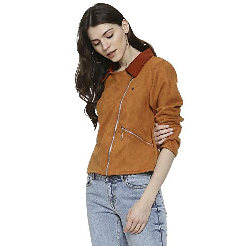 Image of PINACOLADA Women's Puffer Regular Fit Bomber Jacket For Winter Wear | Standing Collar | Full Sleeve | Zipper | Casual Jacket For Woman & Girl | Western Stylish Jacket For Women