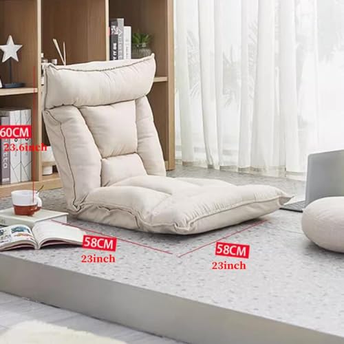 Fauteuil de jeu ajustable pour soulager le dos assis au sol