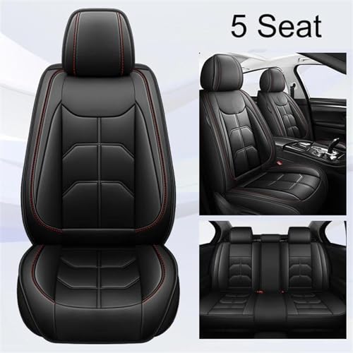 Housse de siège de voiture noir 5 places compatible avec Opel Astra K et Insignia