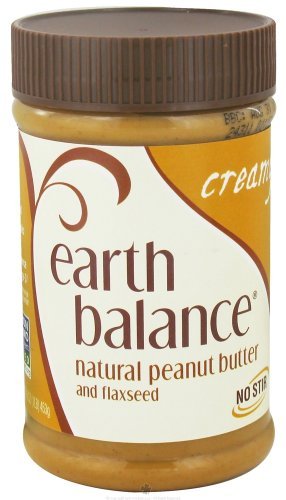 Earth Balance - Mantequilla cremosa de maní (16 onzas) (paquete de 12)