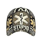 Geteruichi I-Fix-Stupid-EMT-Rn - Gorra de béisbol de algodón ajustable para hombre, para golf, correr, color negro