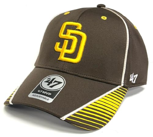 Gorra ajustable marrón MVP San Diego Padres para hombre miniatura 1