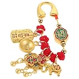 Healvian Broche Épingle de Sûreté en Corde Rouge Traditionnelle Métal Résistant Taill...