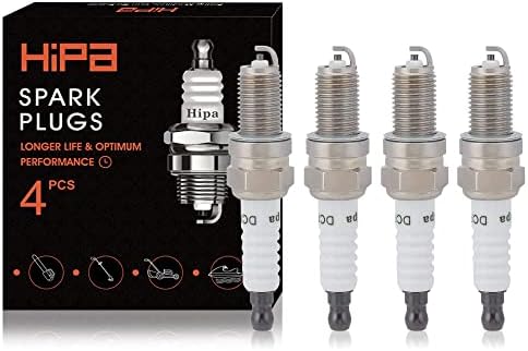 Hipa 14 132 11-S Nickel Copper Core Standard Spark Plug Replace for Kohler 14 132 11 S 1413211-S1 XT675 XT650 XT149 XT800 XT775 NGK DCPR6E(4 Pack)