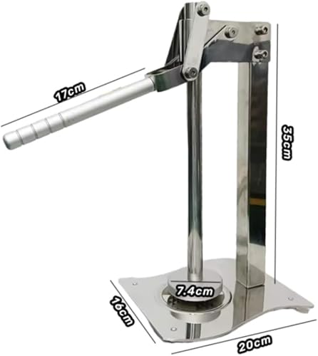 Miniatura 4 de Exprimidor de limón Exprimidor manual de acero inoxidable con mango de prensa Exprimidor de limón y lima Exprimidor de limón Trituradora de nueces