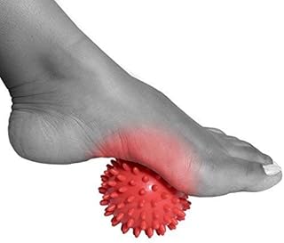 Massage Ball - Spiky for Deep Tissue Back Massage, Foot Massager, Plantar Fasciitis & All Over Body Deep Tissue Muscle Therapy - Your Compact Muscle Roller